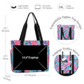 Tote Bag for Women with Laptop Compartment and Cup Holder, Nylon Bag for Work, Travel, Gym, Beach, Teacher, Nurse, School, Mom