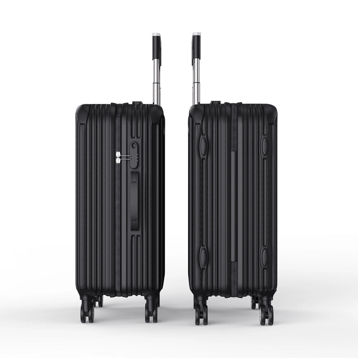Ensemble de 3 valises rigides à roulettes Roshanda (tailles 20, 24 et 28 pouces)