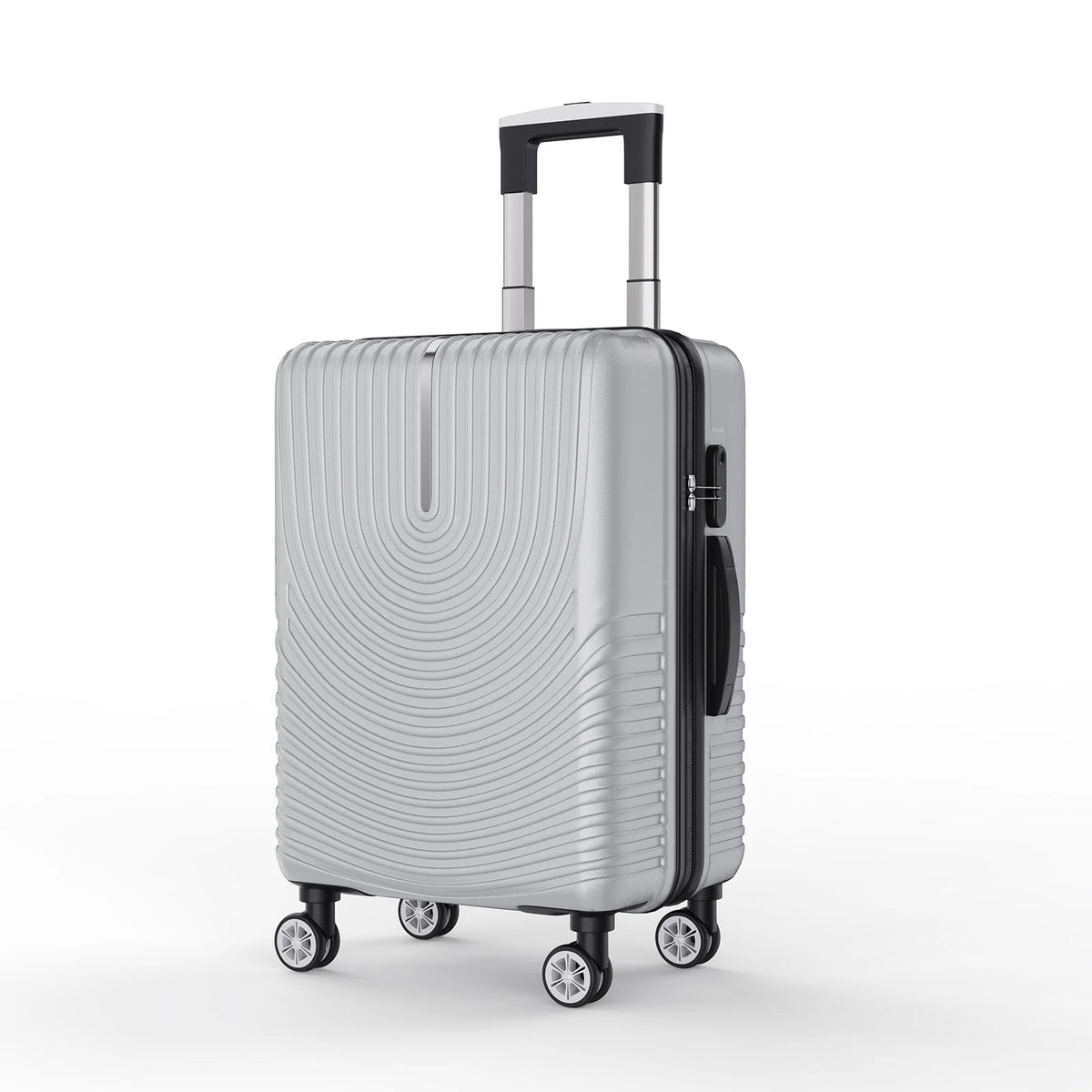 Ensemble de 3 valises rigides à roulettes Roshanda (tailles 20, 24 et 28 pouces)