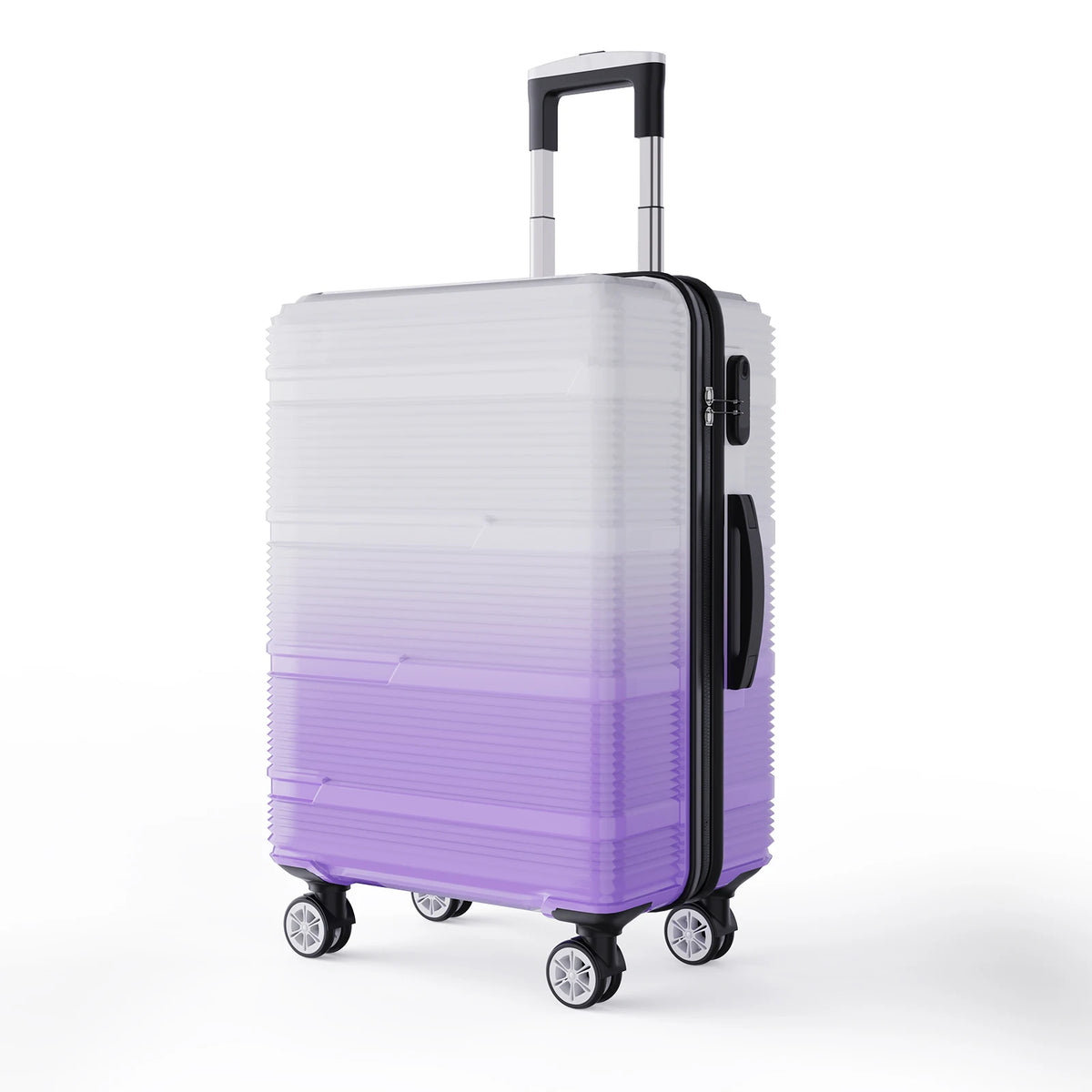 Ensemble de 3 valises rigides à roulettes Roshanda (tailles 20, 24 et 28 pouces)