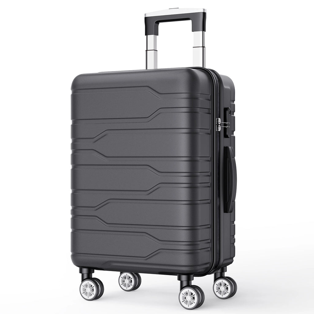 Ensemble de 3 valises rigides à roulettes Roshanda (tailles 20, 24 et 28 pouces)