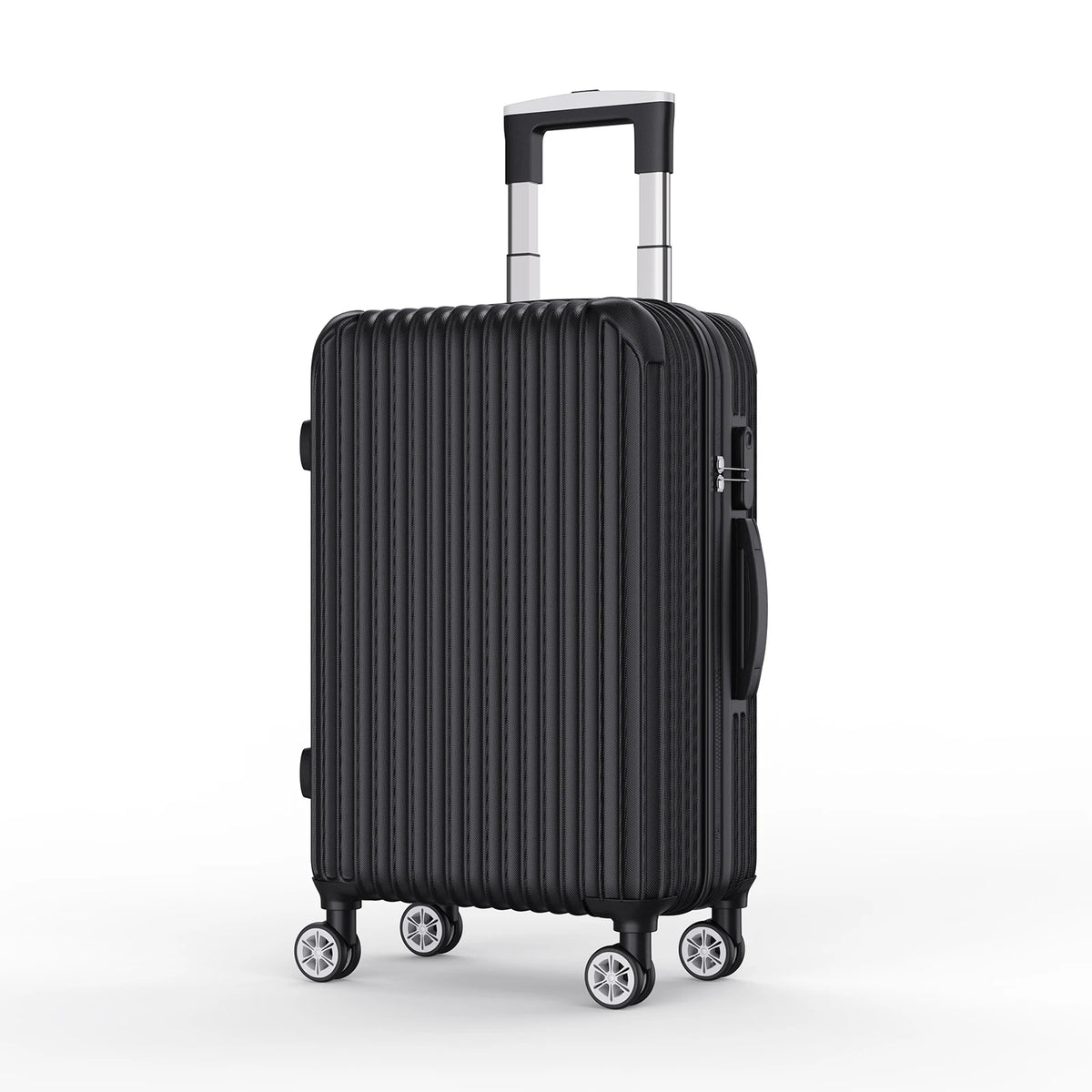 Ensemble de 3 valises rigides à roulettes Roshanda (tailles 20, 24 et 28 pouces)