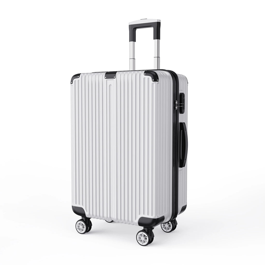 Ensemble de 3 valises rigides à roulettes Roshanda (tailles 20, 24 et 28 pouces)
