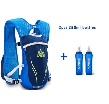 AONIJIE E885 New Running Marathon Hydration Nylon 5.5L Outdoor Running Bags Hiking Backpack Vest Marathon Cycling Backpack 450ML