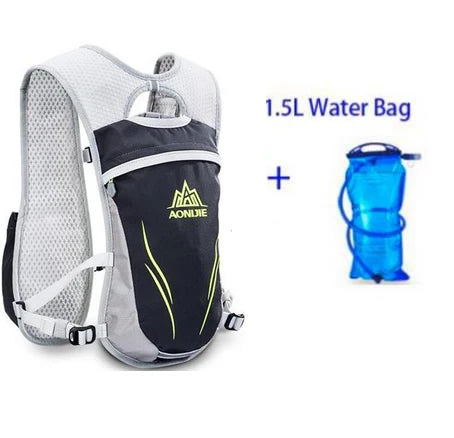 AONIJIE E885 New Running Marathon Hydration Nylon 5.5L Outdoor Running Bags Hiking Backpack Vest Marathon Cycling Backpack 450ML