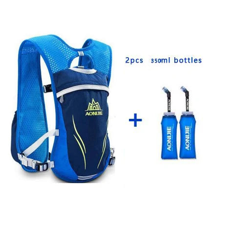 AONIJIE E885 New Running Marathon Hydration Nylon 5.5L Outdoor Running Bags Hiking Backpack Vest Marathon Cycling Backpack 450ML