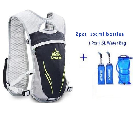 AONIJIE E885 New Running Marathon Hydration Nylon 5.5L Outdoor Running Bags Hiking Backpack Vest Marathon Cycling Backpack 450ML