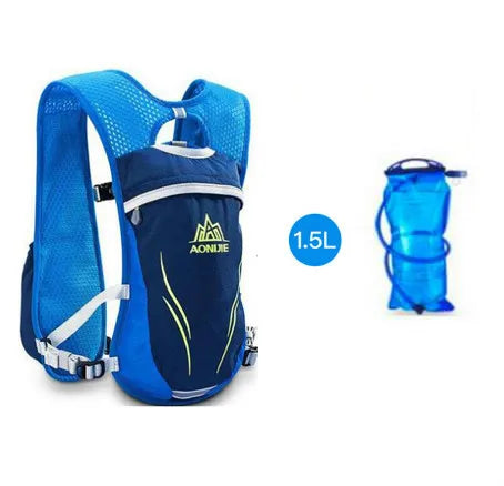 AONIJIE E885 New Running Marathon Hydration Nylon 5.5L Outdoor Running Bags Hiking Backpack Vest Marathon Cycling Backpack 450ML