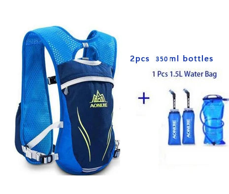 AONIJIE E885 New Running Marathon Hydration Nylon 5.5L Outdoor Running Bags Hiking Backpack Vest Marathon Cycling Backpack 450ML