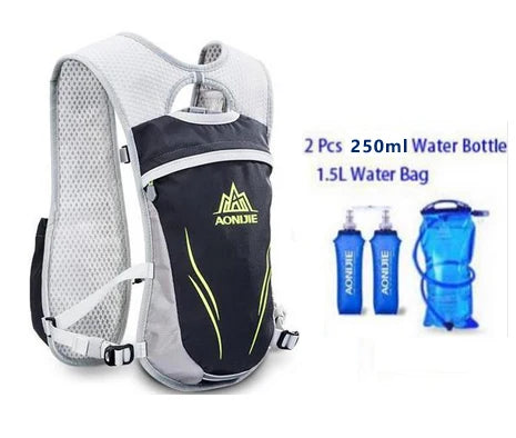 AONIJIE E885 New Running Marathon Hydration Nylon 5.5L Outdoor Running Bags Hiking Backpack Vest Marathon Cycling Backpack 450ML