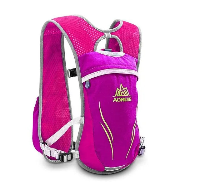 AONIJIE E885 New Running Marathon Hydration Nylon 5.5L Outdoor Running Bags Hiking Backpack Vest Marathon Cycling Backpack 450ML