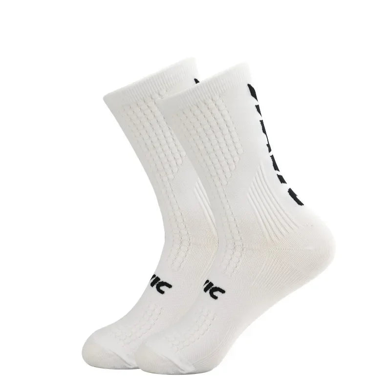 Unisex Sports Compression Socks 1 Pair Moisture-Wicking Breathable for Cycling Hiking Running Basketball