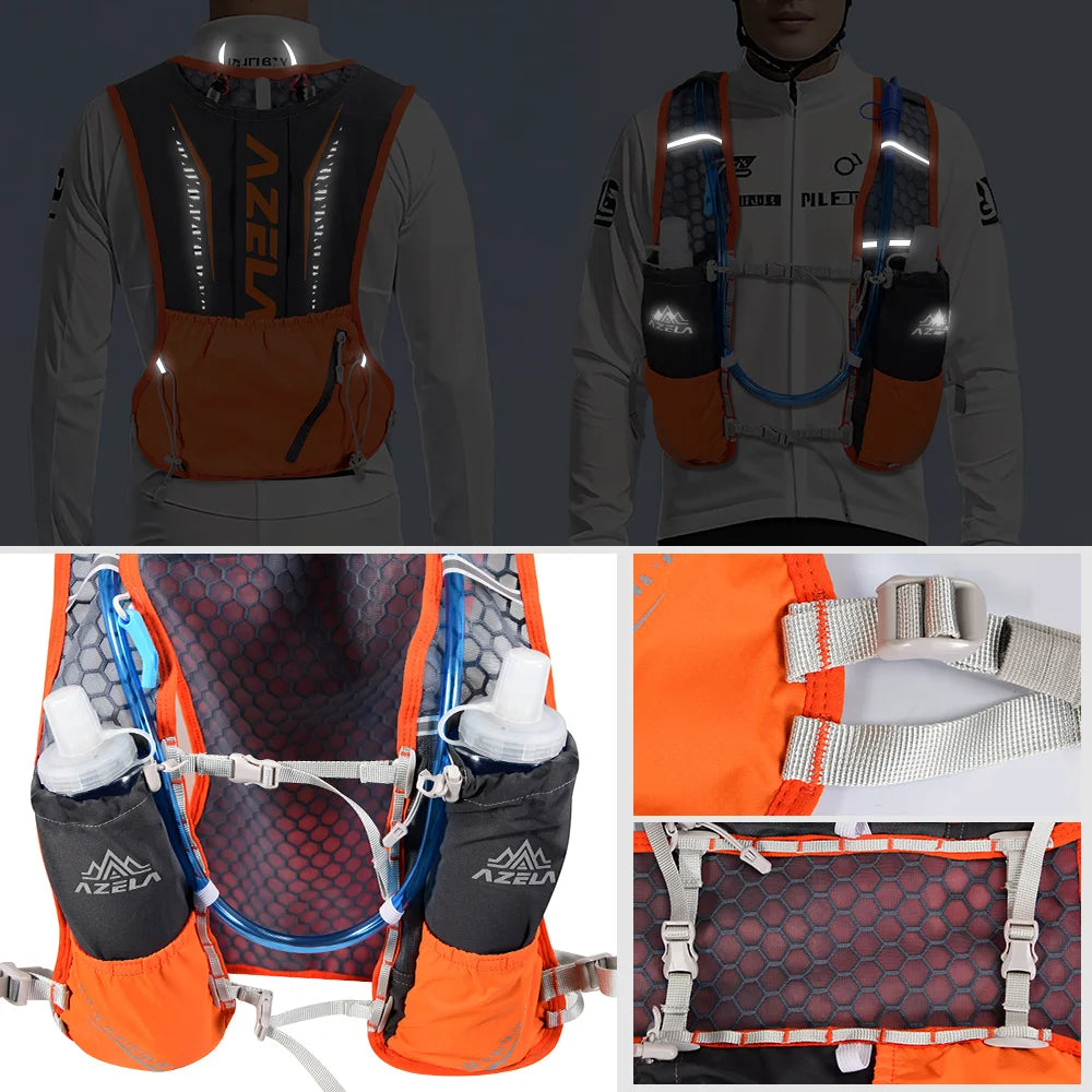 NEWBOLER-Lightweight Running Backpack Hydration Vest, Suitable for Bicycle Marathon Hiking, Ultra-light and Portable 5L