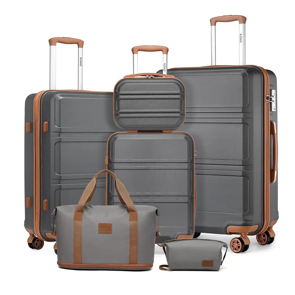 KONO 2/4/6-piece beauty case box cosmetics case hand luggage toilet bag travel bag luggage set
