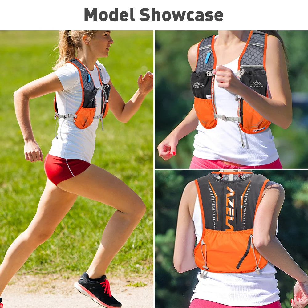 NEWBOLER-Lightweight Running Backpack Hydration Vest, Suitable for Bicycle Marathon Hiking, Ultra-light and Portable 5L