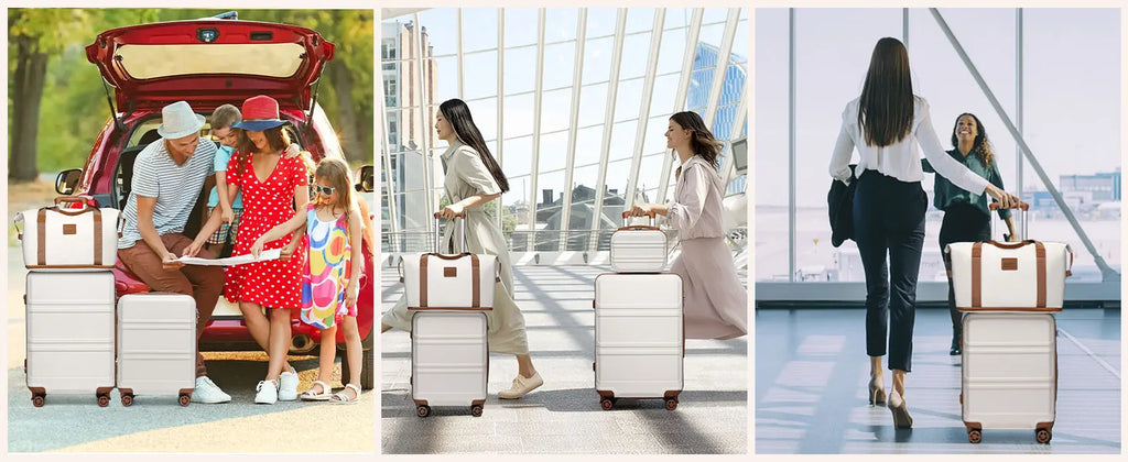 KONO 2/4/6-piece beauty case box cosmetics case hand luggage toilet bag travel bag luggage set