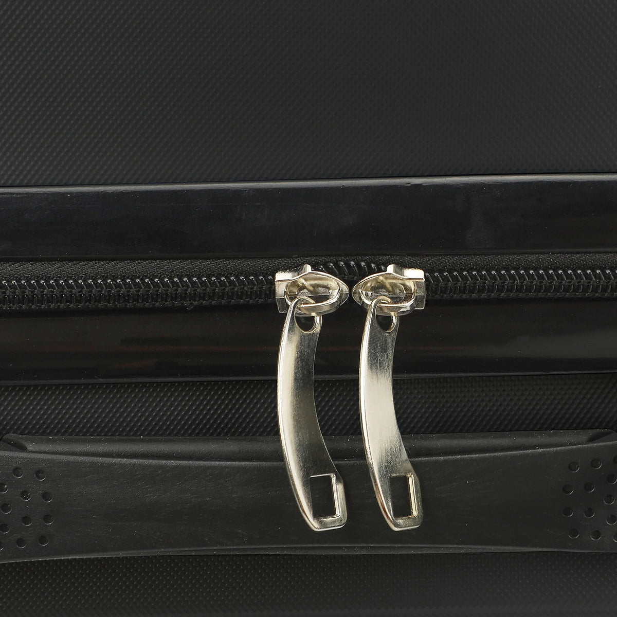 3-piece suitcase set 20-24- 28" Set ABS hard shell travel luggage set 4 wheels zipper telescopic pull rod M-L-XL set Black