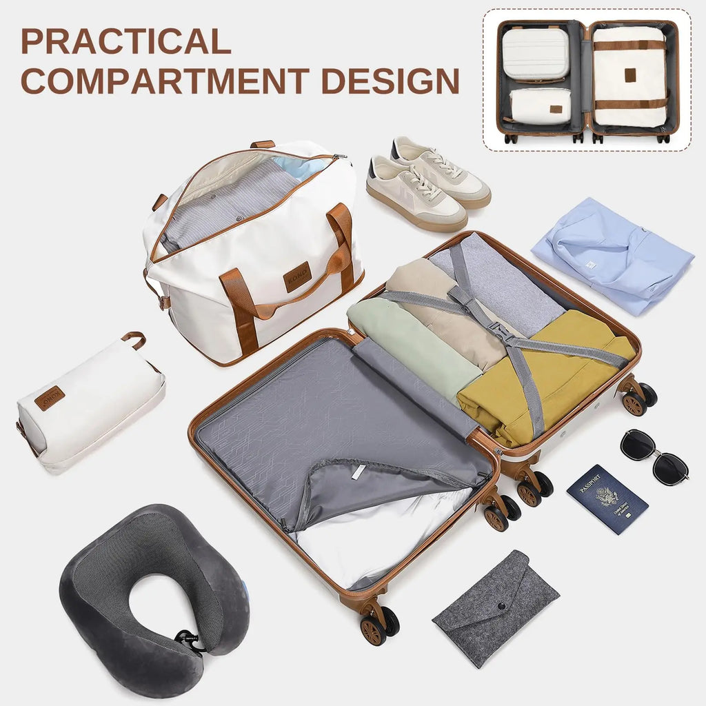 KONO 2/4/6-piece beauty case box cosmetics case hand luggage toilet bag travel bag luggage set