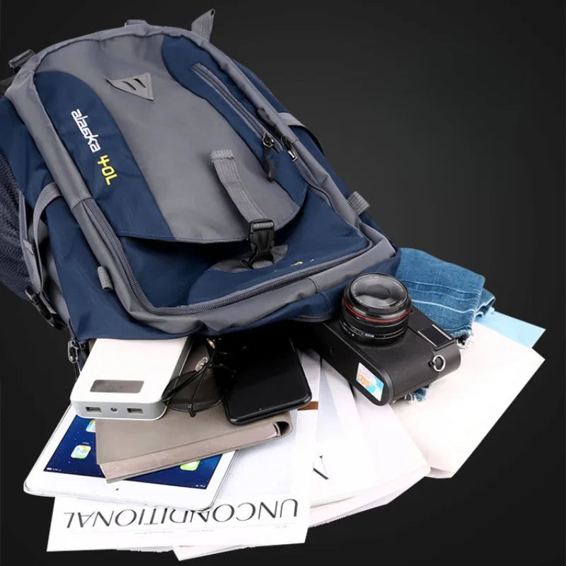 New 40L outdoor hiking bag men's and women's shoulder bag sports bag leisure travel backpack large capacity