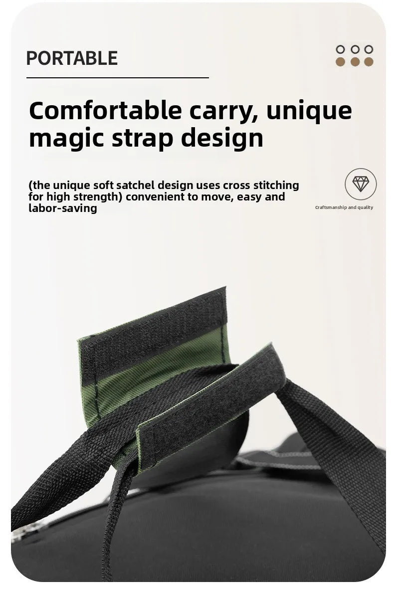 Spring Student Luggage Large Capacity Foldable Checked Bag Residential Quilt Storage Travel with Wheels