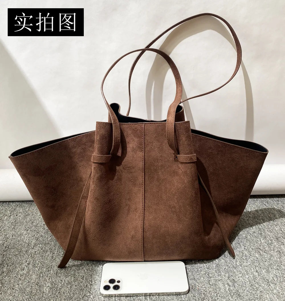 Sac cabas pour femme Été 2026 – Grand format, idéal pour le quotidien – Style coréen tendance – Sac à main chic et luxueux en cuir PU – Sac porté épaule