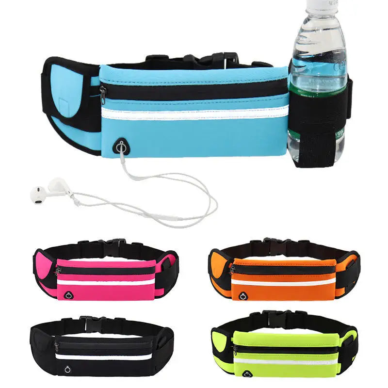 1pcs Colorful Waterproof Neoprene Fanny Pack Running Man Waist Bag