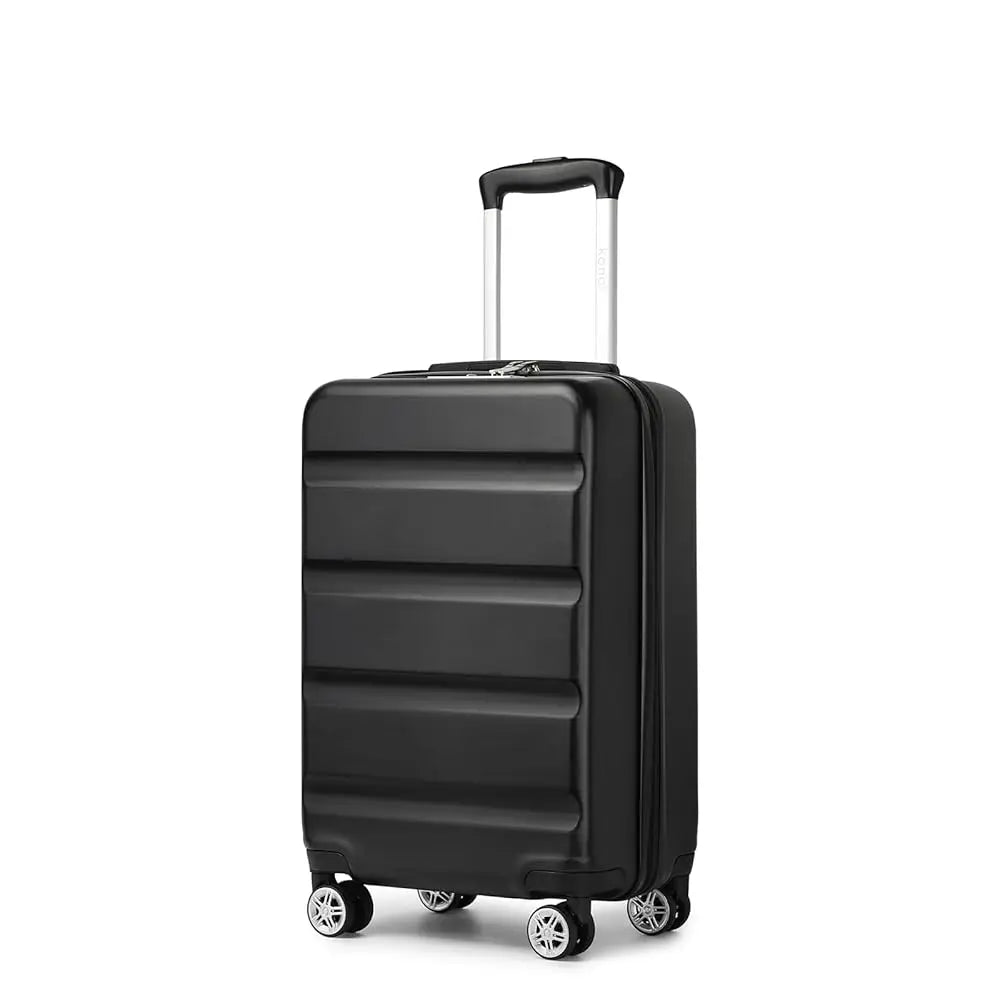 KONO hand luggage Suitcase-Lightweight hard case with TSA Lock & 4 spinner wheels, cabin-fit (55/65/75cm)