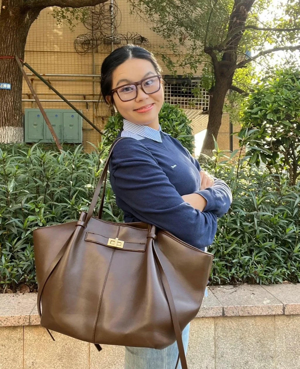 Sac cabas pour femme Été 2026 – Grand format, idéal pour le quotidien – Style coréen tendance – Sac à main chic et luxueux en cuir PU – Sac porté épaule