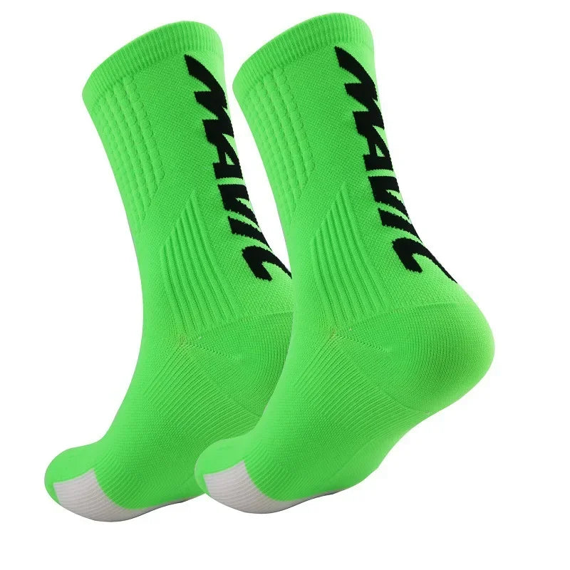 Unisex Sports Compression Socks 1 Pair Moisture-Wicking Breathable for Cycling Hiking Running Basketball
