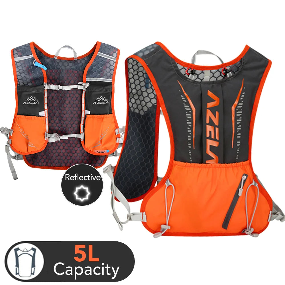 NEWBOLER-Lightweight Running Backpack Hydration Vest, Suitable for Bicycle Marathon Hiking, Ultra-light and Portable 5L