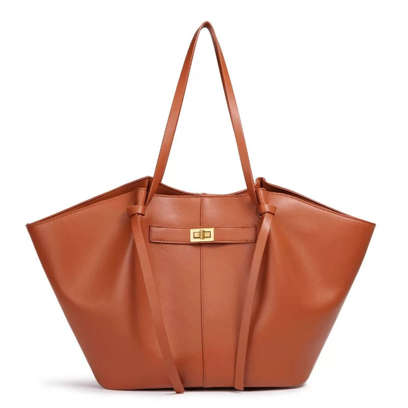 Sac cabas pour femme Été 2026 – Grand format, idéal pour le quotidien – Style coréen tendance – Sac à main chic et luxueux en cuir PU – Sac porté épaule