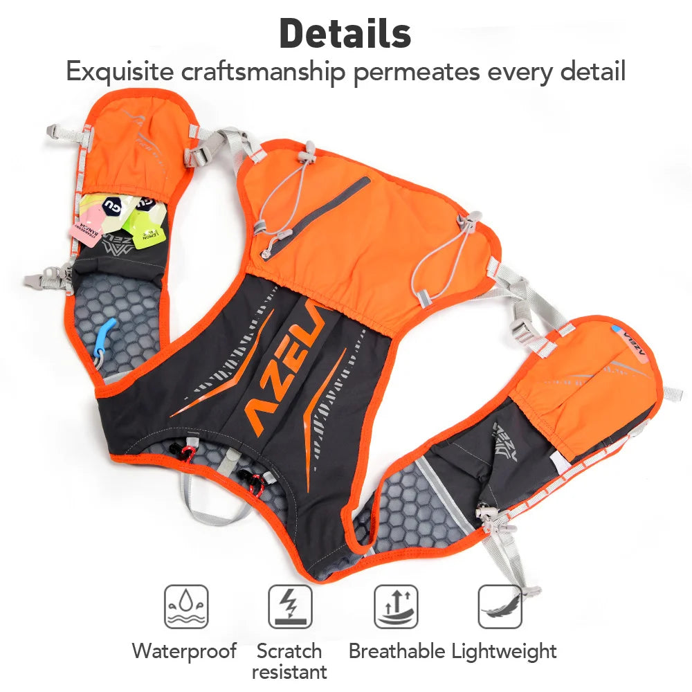 NEWBOLER-Lightweight Running Backpack Hydration Vest, Suitable for Bicycle Marathon Hiking, Ultra-light and Portable 5L