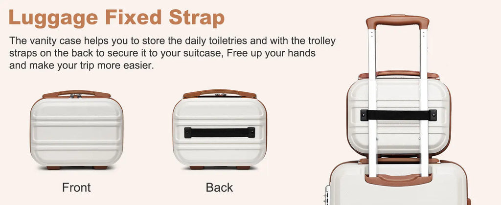 KONO 2/4/6-piece beauty case box cosmetics case hand luggage toilet bag travel bag luggage set