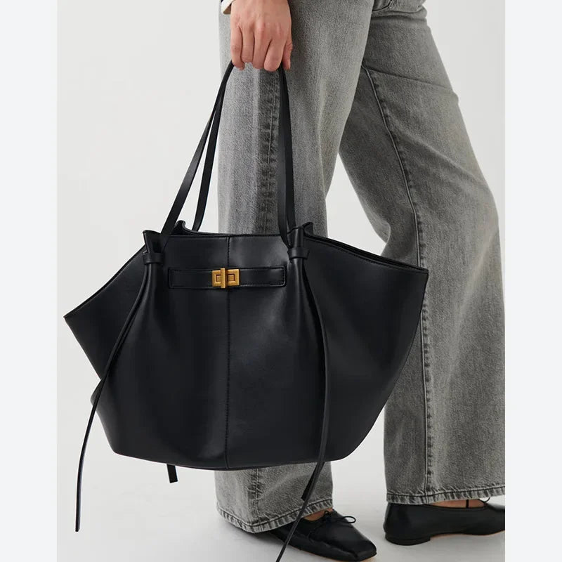 Sac cabas pour femme Été 2026 – Grand format, idéal pour le quotidien – Style coréen tendance – Sac à main chic et luxueux en cuir PU – Sac porté épaule