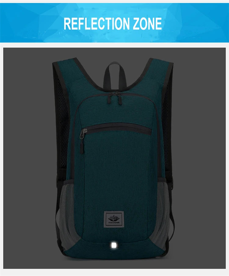 Portable Foldable Backpack,Men Women Ultralight Folding Bag,Outdoor Climbing Cycling Hiking  Knapsack Travel Daypack
